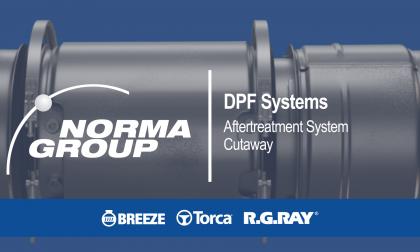 Diesel Aftertreatment System Cutaway