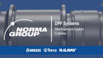 Diesel Aftertreatment System Cutaway